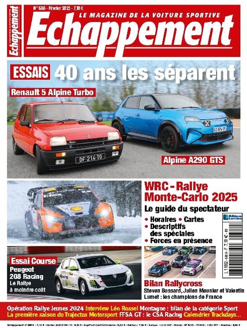 Title details for Echappement by Editions Lariviere SAS - Available